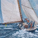 Sailing with the wind against the tide